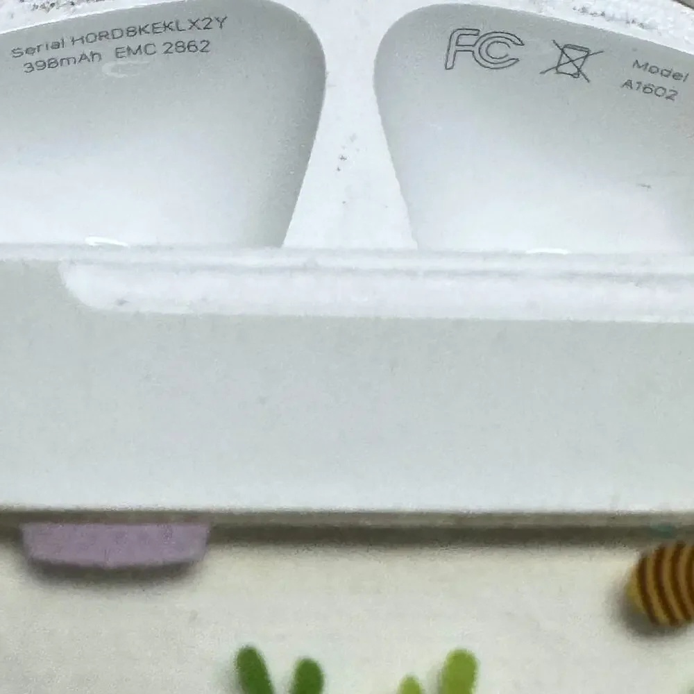 Apple AirPods 1st Generation Model A1602 Case Earbuds and Cute Cacti Cover WORKS